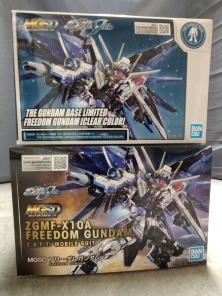 未組立 MGSD ガンプラまとめ売り フリーダムガンダム クリアカラー