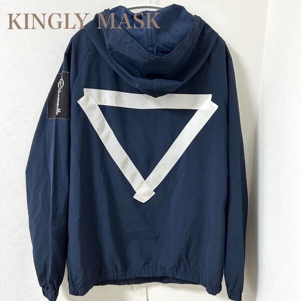 KMK KINGLY MASKナイロンパーカー ネイビー