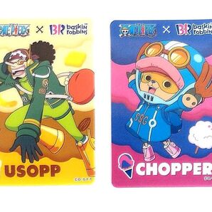 ワンピース サーティワン オリジナルコレクションカード ウソップ チョッパー