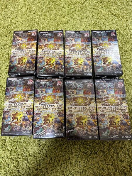 遊戯王 quarter century art collection 新品未開封 8BOXセット アートコレクション box