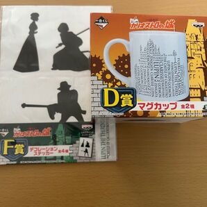 未使用品 ルパン三世 一番くじ カリオストロの城 マグカップ デコレーションステッカー セット
