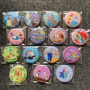 ディズニー 刺繍缶バッジ ディズニー刺繍缶バッチ コンプリート 缶バッチ