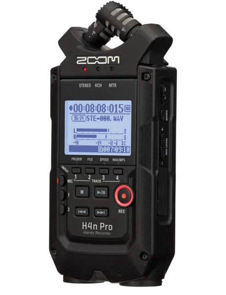 ZOOM ズーム ハンディレコーダー オールブラックエディション H4nPro/BLACK リニアPCMレコーダー 録音