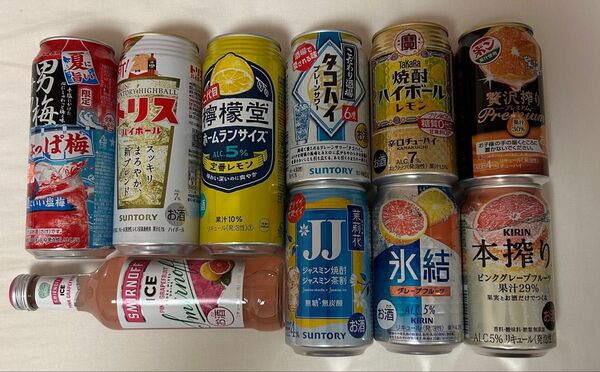 お酒 チューハイ 10本セット まとめ売り