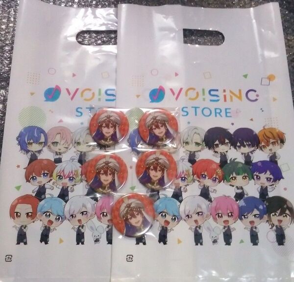 いれいす VOISINGストア ボイシングストア りうら 缶バッジ ショッパー