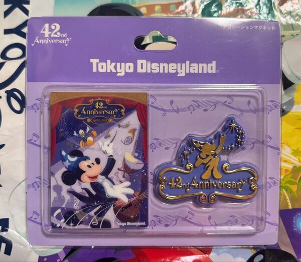 ディズニーリゾート 42周年 マグネット フィルハーマジック ミッキー ドナルド