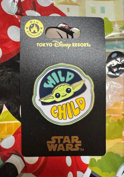 ディズニーリゾート スターウォーズ グローグー ピンバッジ マンダロリアン