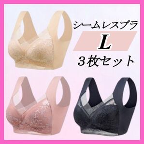 シームレスブラ ノンワイヤー ナイトブラ 着痩せ 下着 まとめ売り 美胸 大きい