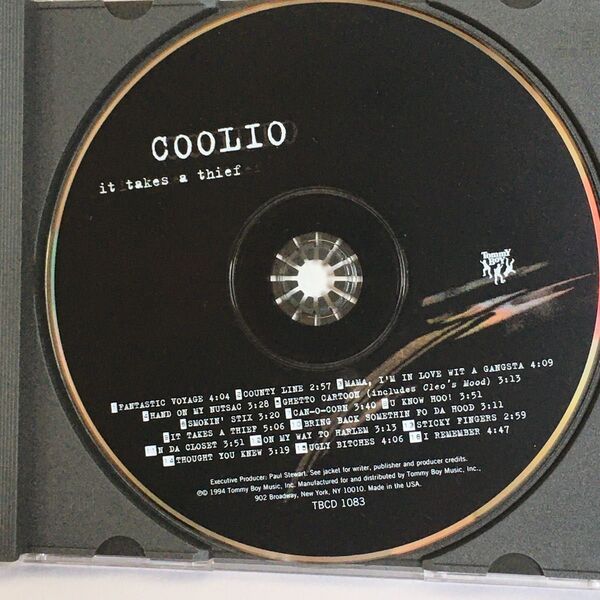 洋楽CD HIPHOP ヒップホップ COOLIO クーリオ 1stアルバム IT TAKES A THIEF 1994年