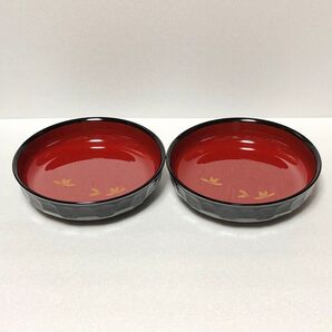 菓子鉢 合成漆器 2個 宮本産業株式会社 菓子皿 菓子入れ
