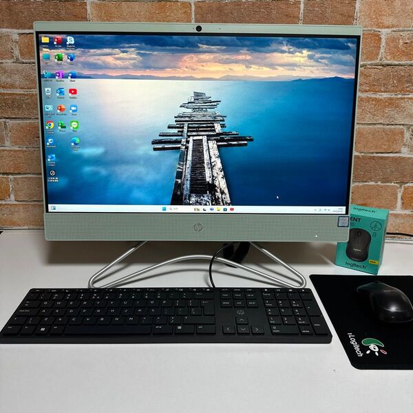 HPデスクトップ PC タッチIPS FHD SSD 128GB+HDD 2TB Windows 11Pro オフィス2024年