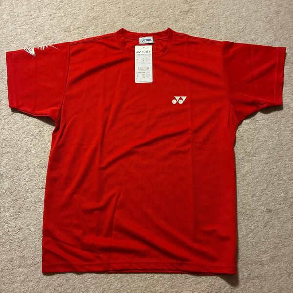 YONEX Tシャツ 赤 M 未使用