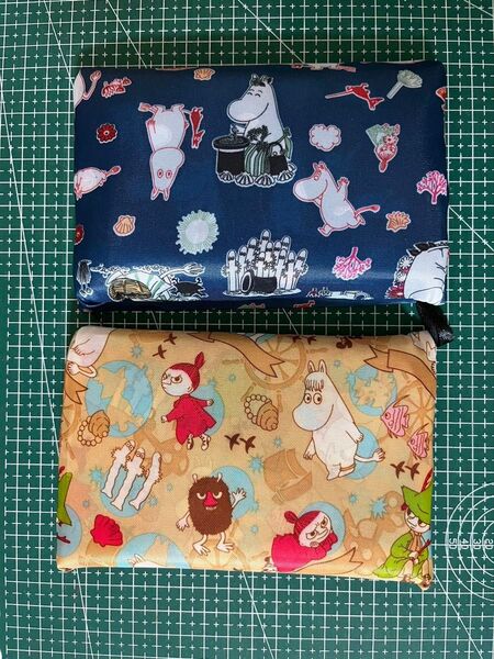 在庫処分!二枚セット!新品 大容量 折り畳み可愛い頑丈エコバッグ