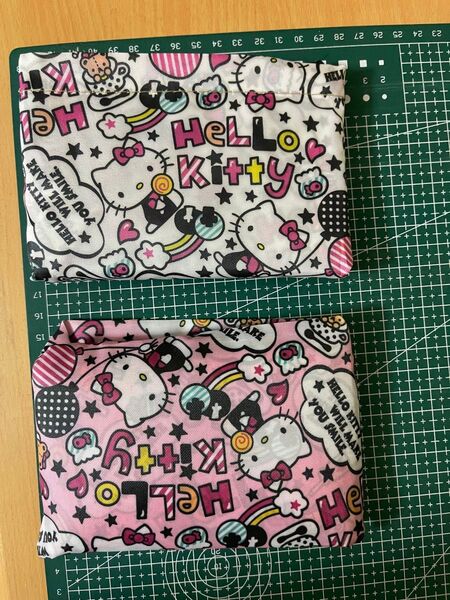在庫処分!二枚セット!新品 大容量 折り畳み可愛い頑丈エコバッグ