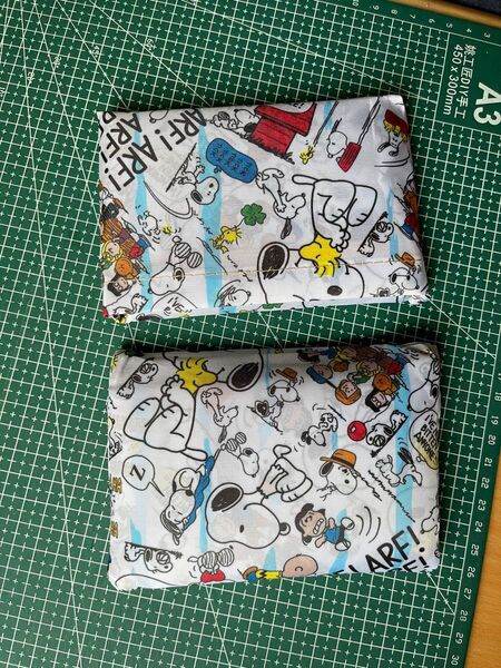 在庫処分!二枚セット!新品 大容量 折り畳み可愛い頑丈エコバッグ