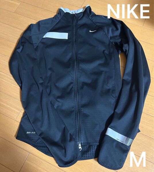 ナイキ(NIKE) ウィメンズ DRI-FIT エレメントシールドジャケット ランニングウェア Mサイズ 黒