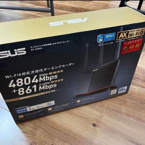 asusデュアルバンド対応無線LAN(Wi-Fi)ルーターRT-AX86U