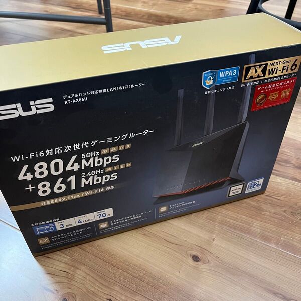 asus デュアルバンド対応無線LAN(Wi-Fi)ルーターRT-AX86U