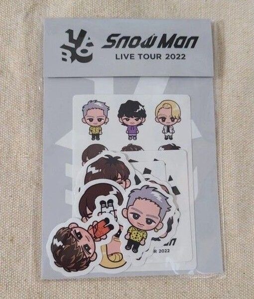 【新品未使用】Snow Man LIVE TOUR 2022 Labo すのチルステッカー シール