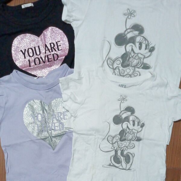 姉妹お揃い 半袖Tシャツまとめ売り 110 130 ユニクロ GU