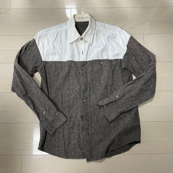 URBAN RESEARCH カラー切替え長袖シャツ M