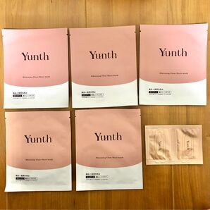 Yunth 薬用ホワイトローションマスクN 5枚 ユンス 生VAダーマ美容液 レチノール美容液 おまけ付き