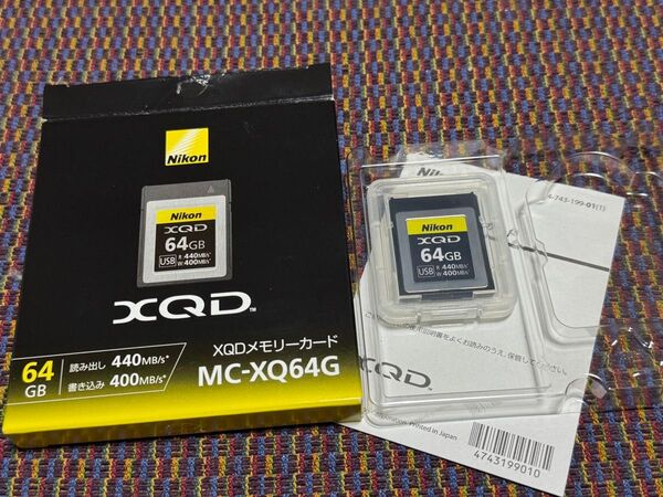 ニコン Nikon XQDメモリーカード 64GB MC-XQ64G
