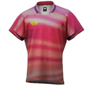 バタフライ【エリスター11シャツジュニア】新品 コーラルピンク130