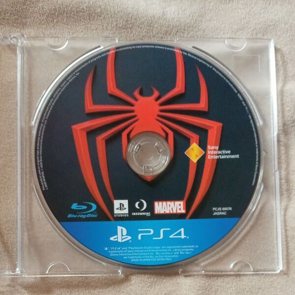 【PS4】スパイダーマン マイレス モラレスMarvel's Spider-Man Miles Morales ディスクのみ
