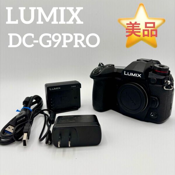 美品 LUMIX DC-G9PRO DC-G9 ボディ パナソニック Panasonic ミラーレス一眼レフカメラ