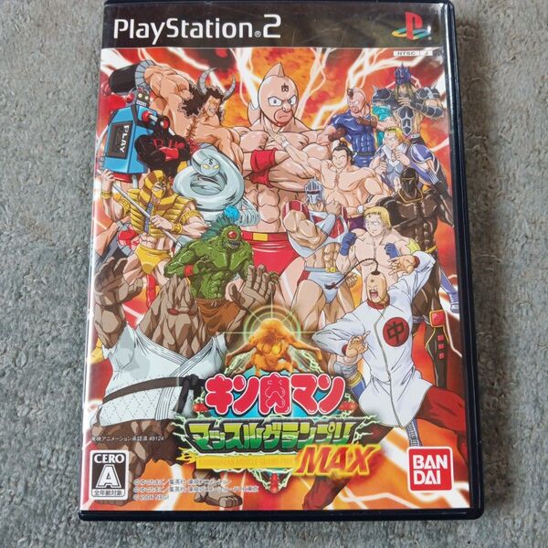 (訳あり)PS2 キン肉マン マッスルグランプリMAX&攻略本セット