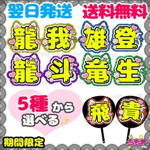 うちわ文字/貼るだけ/名前団扇/文字パネル/コンサート/ACEes/エイシーズ/浮所飛貴/那須雄登/作間龍斗/深田竜生/佐藤龍我