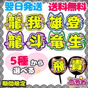 うちわ文字/貼るだけ/カット済み/名前団扇/文字パネル/ACEes/エイシーズ/浮所飛貴/那須雄登/作間龍斗/深田竜生/佐藤龍我