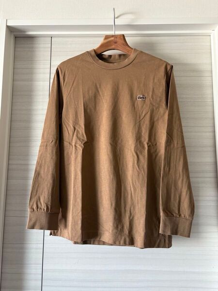 LACOSTE ラコステ 長袖Tシャツ ブラウン サイズ3 未使用 ユニセックス