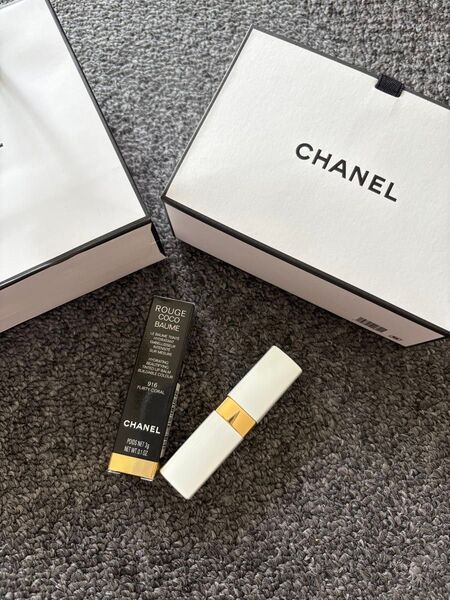 CHANEL ROUGE COCO BAUME 916 FLIRTY CORAL シャネル ルージュ 新品未使用 ギフト