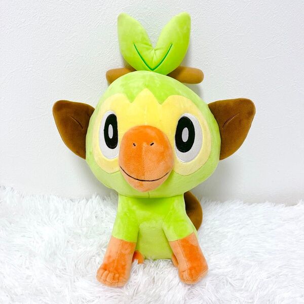 【美品】 ポケモンセンター 等身大 サルノリ ぬいぐるみ レア 希少 限定