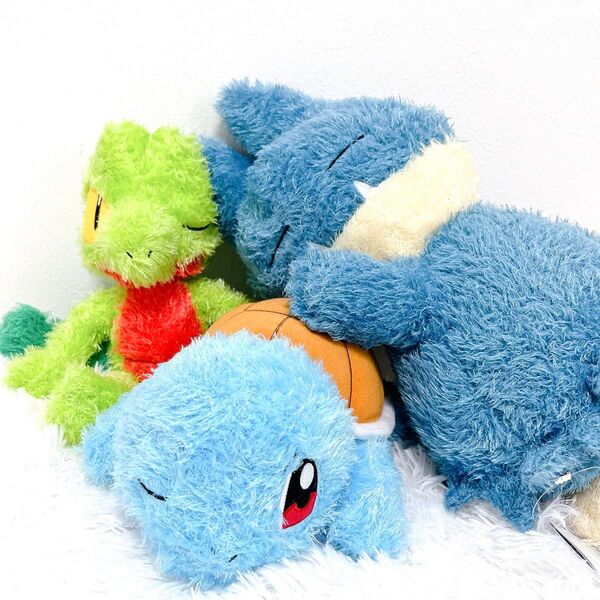 【新品・紙タグ付き】 ポケモン ぬいぐるみ まとめ売り ゼニガメ ゴンベ キモリ