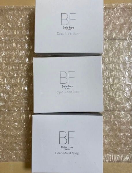 新品)ベルファーレBellfare ディープモイストソープ×3個
