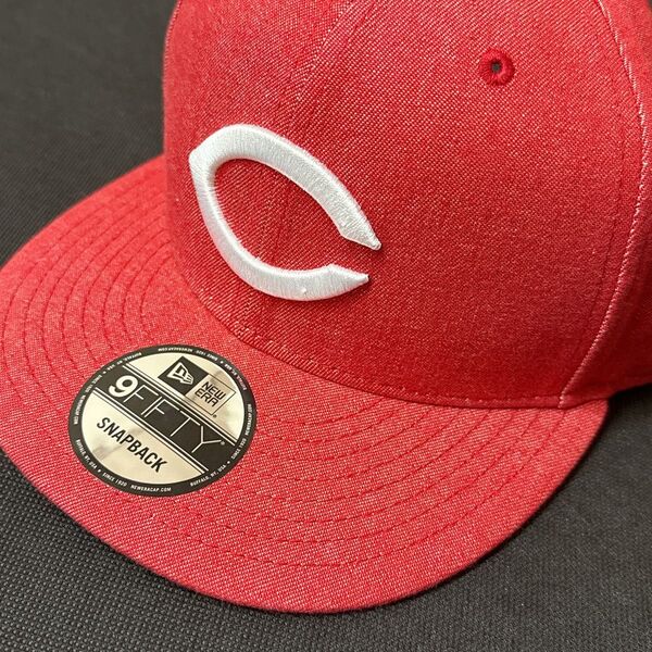 広島東洋カープ ニューエラ ビンテージ 赤デニム キャップ 新品 CAP 帽子
