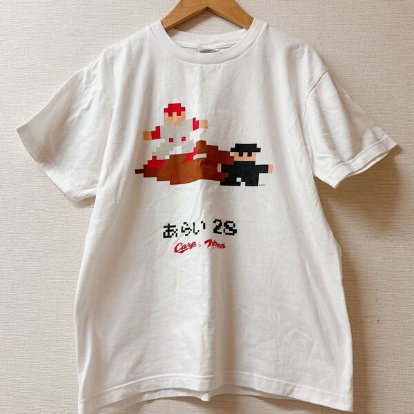 広島東洋カープ 新井貴浩 ファミリースタジアム ファミスタ コラボ Tシャツ Mサイズ