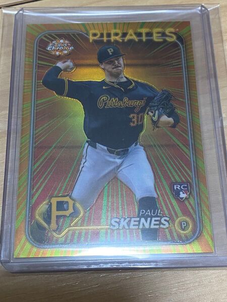 レア!ssp! Paul Skenes topps chrome update 2024 Radiating Rookies