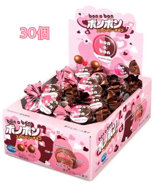 ボノボン ストロベリーチョコ 30個入×1箱