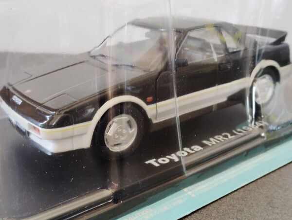 アシェット1/24国産名車コレクショントヨタ MR2 (SW20型) ミニカー モスグリーン/ゴールド 未使用