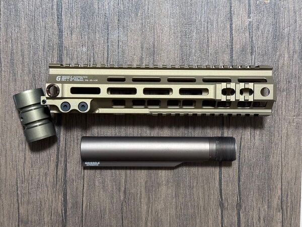 実物 Geissele Super Modular Rail MK4 FEDERAL,10インチ / DDC バッファーチューブ