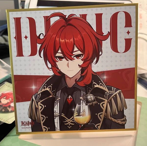 原神 ディルック 命定の日 誕生祭セット 缶バッジ 公式正規品