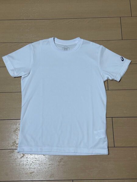 asics ホワイト Tシャツ M