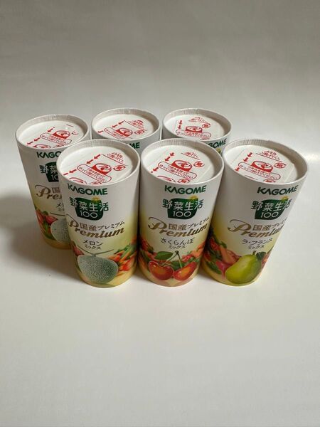 カゴメ 野菜生活100 Premium 国産プレミアム6本 まとめ売り