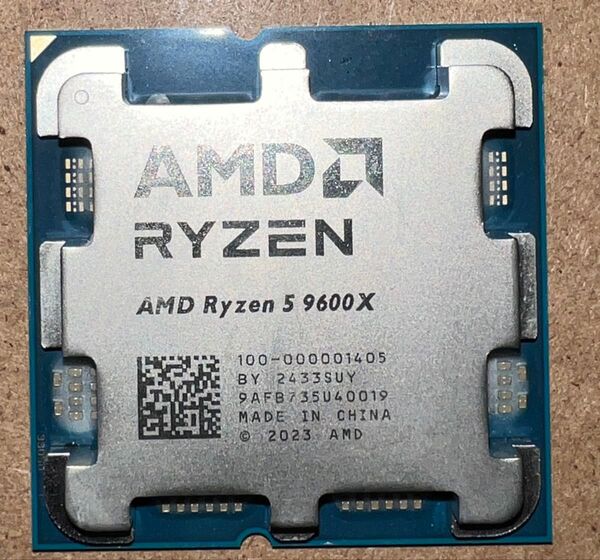 AMD Ryzen5 9600x CPU ソケットAM5 バルク品 本体のみ 動作確認済み 画像有り