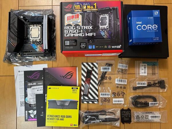 Core i7 12700K ROG B760-I GAMING WIFI CORSAIR DDR5-5600MHz 32GB