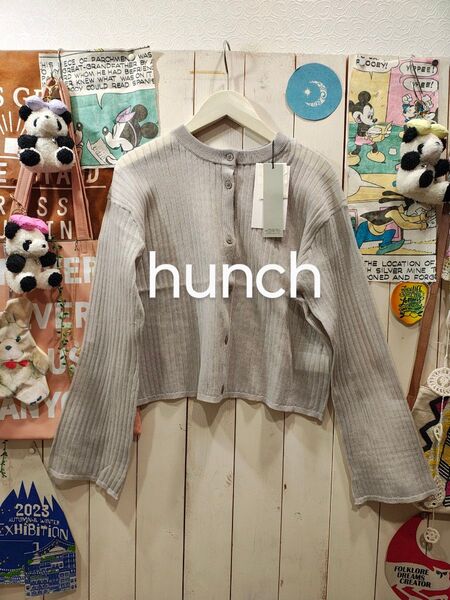 hunch(^o^)薄手カーディガン 定価6390円